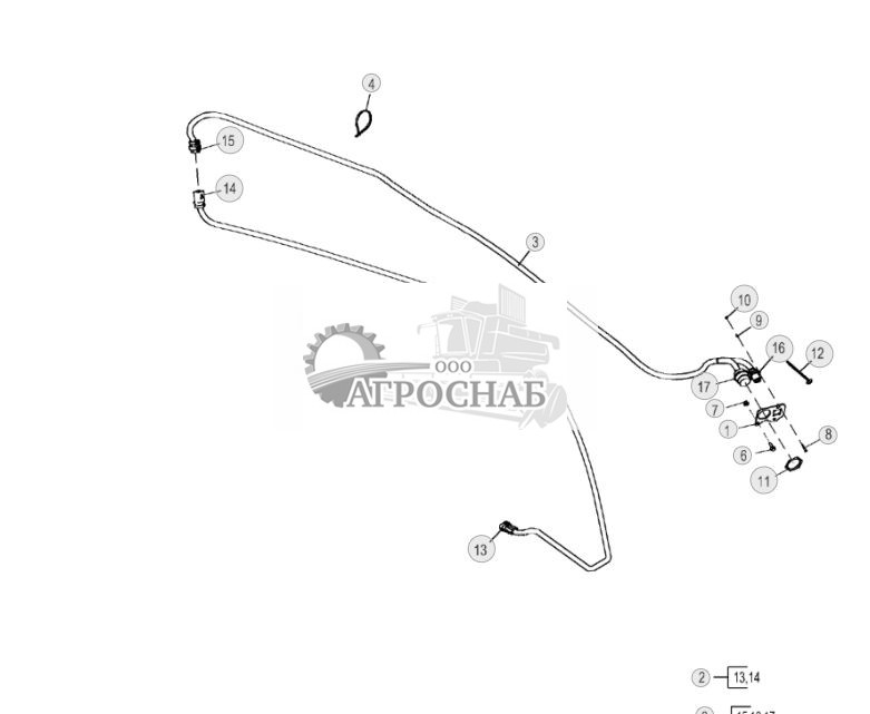 Жгут проводов управления навесным оборудованием (ЭГ органы управления) - ST2710 116.jpg